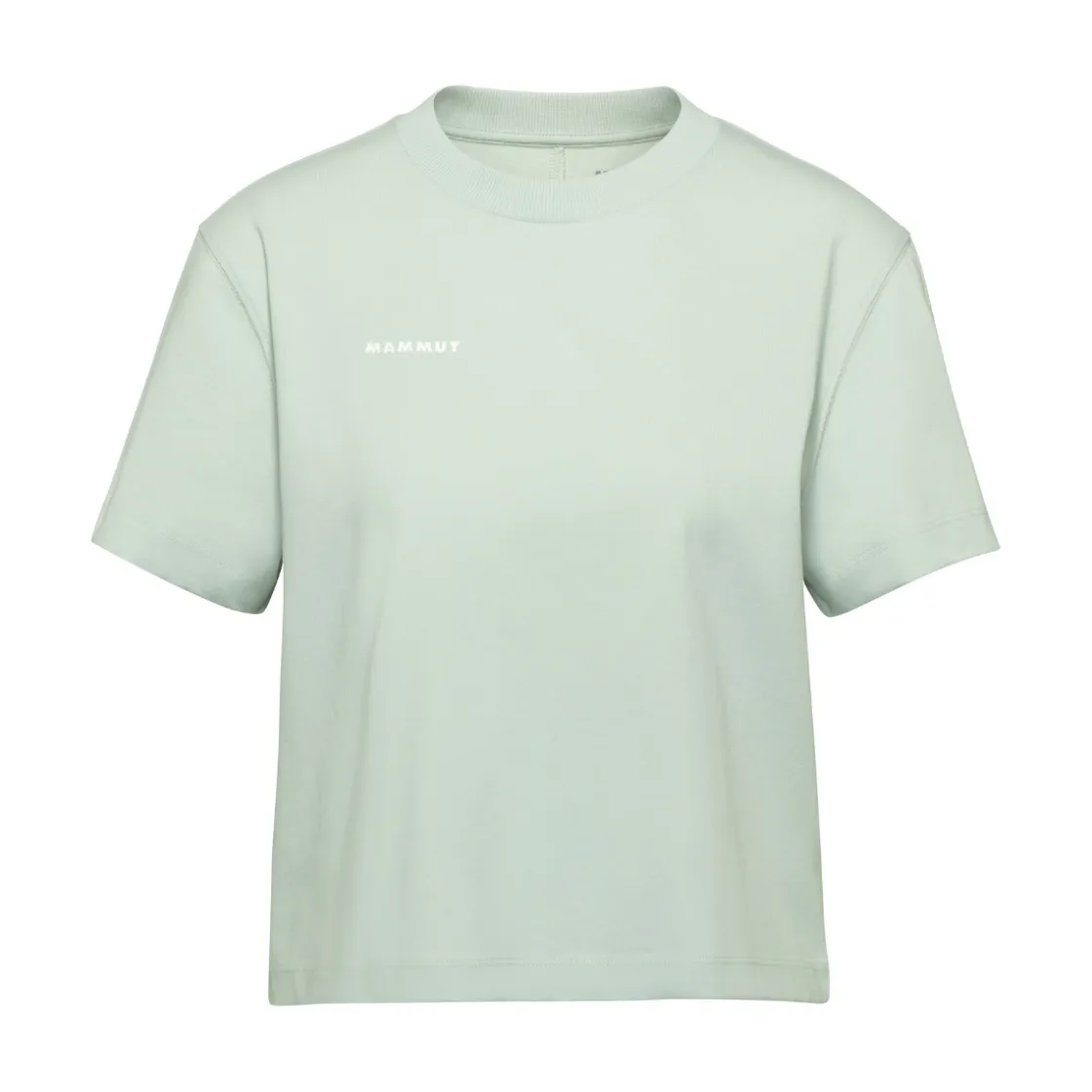 MAMMUT Base Cropped T-shirt, dame (Glacier) Discount