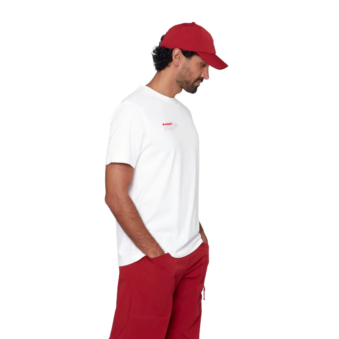 MAMMUT Base T-shirt Multi-Pitch, herre (White) Best