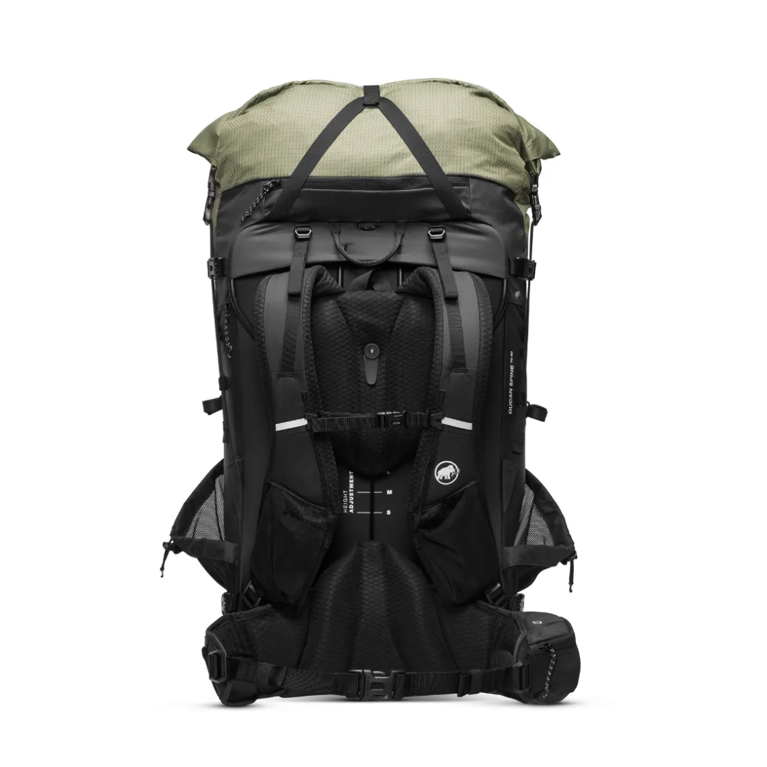MAMMUT Ducan Spine 70-80 L vandrerygsæk, herre (Marsh Black) Hot