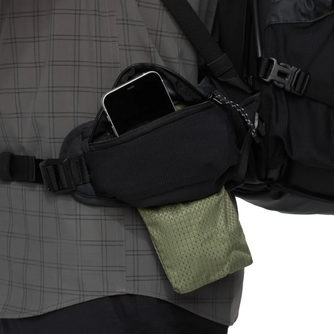MAMMUT Ducan Spine 70-80 L vandrerygsæk, herre (Marsh Black) Hot