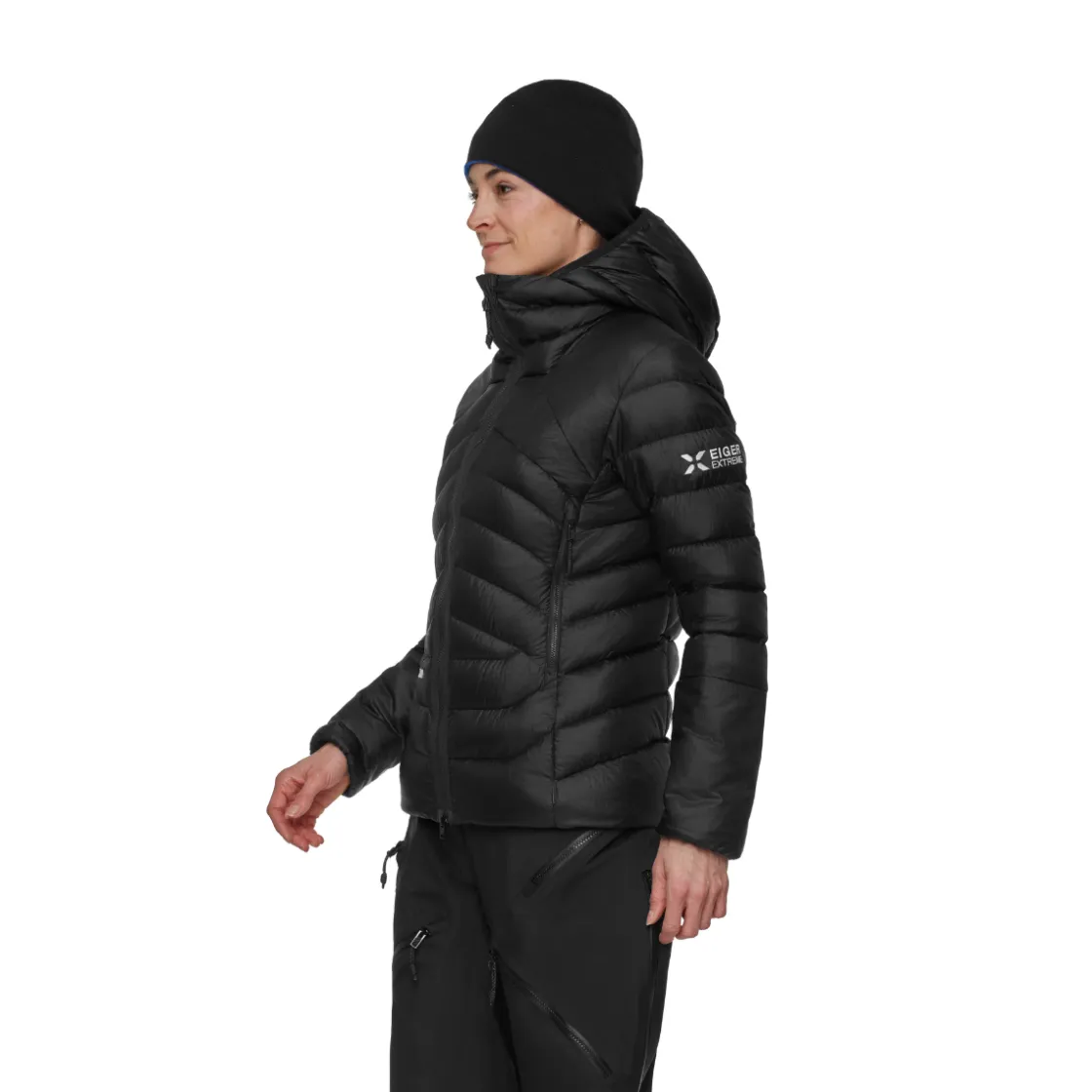 MAMMUT Eiger Nordwand Light Down IN Hooded Dunjakke, dame (Black) Outlet