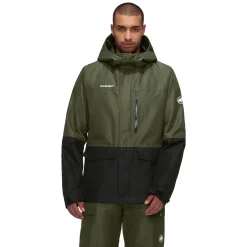 MAMMUT Fall Line HS Thermo Skijakke, herre (Dark-Marsh) Online