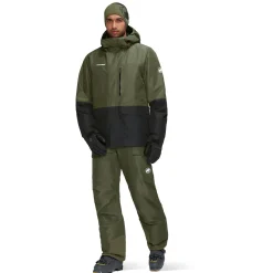 MAMMUT Fall Line HS Thermo Skijakke, herre (Dark-Marsh) Online