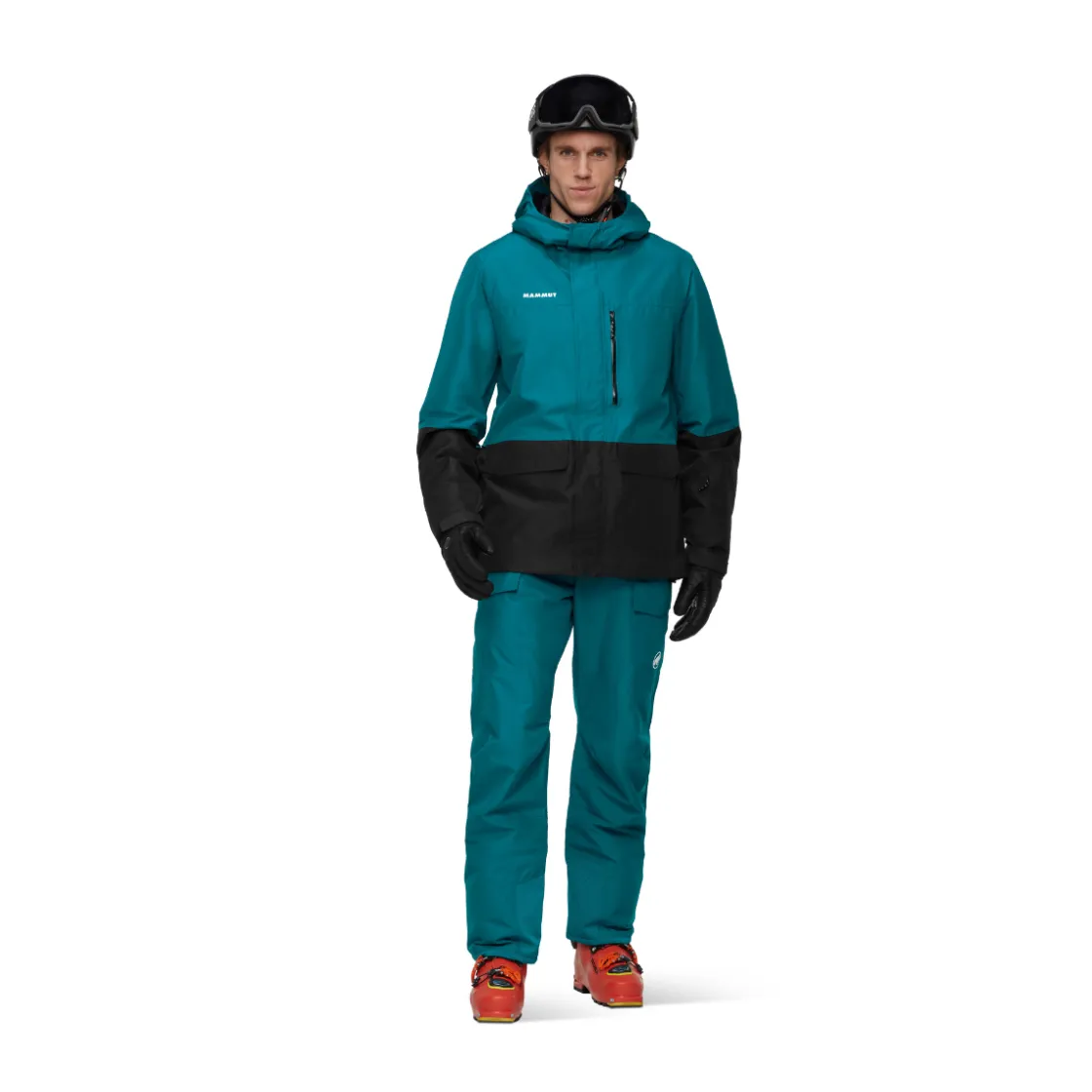 MAMMUT Fall Line HS Thermo skijakke, herre (Deep Teal) Clearance
