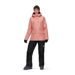 MAMMUT Fall Line HS Thermo Skibukser, dame (Black) New
