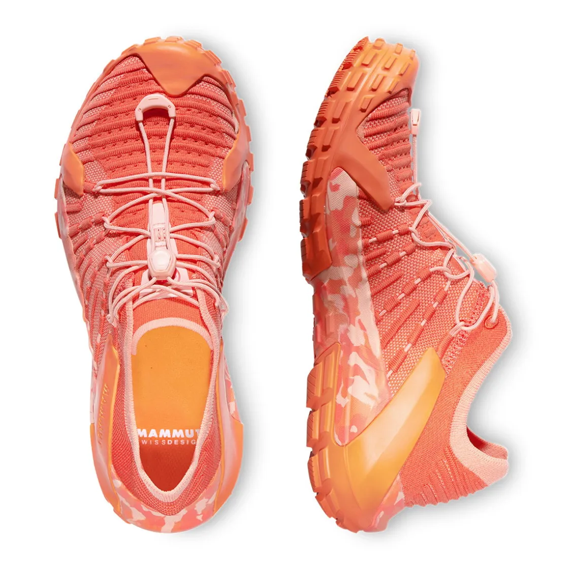 MAMMUT Hueco Knit II Low vandresko, dame (Dark Salmon Light Salmon)