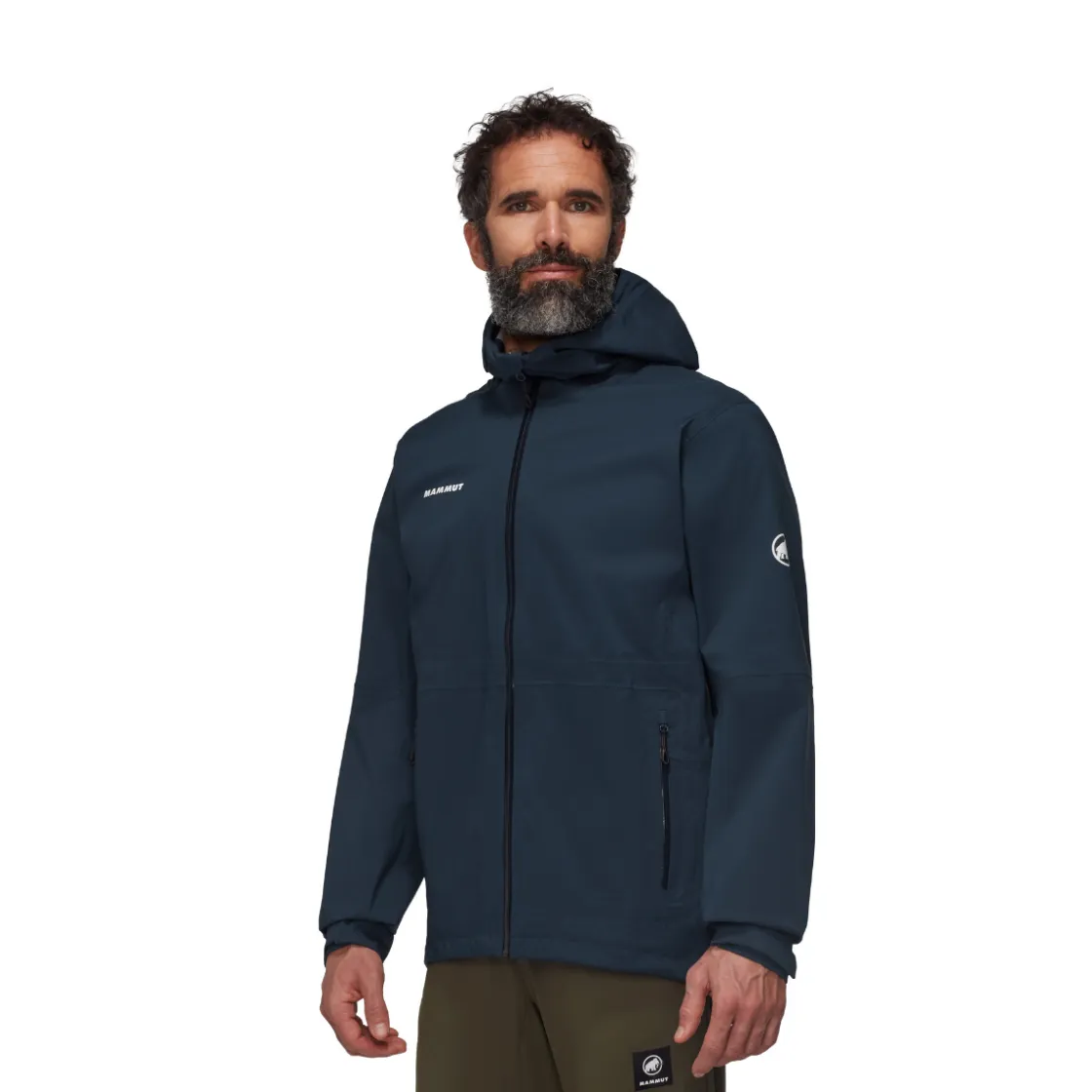 MAMMUT Linard Guide HS Hooded Jakke, herre (Marine) New