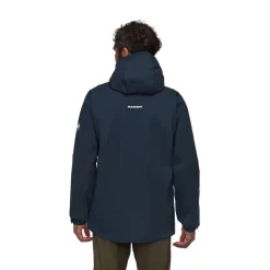 MAMMUT Linard Guide HS Hooded Jakke, herre (Marine) New