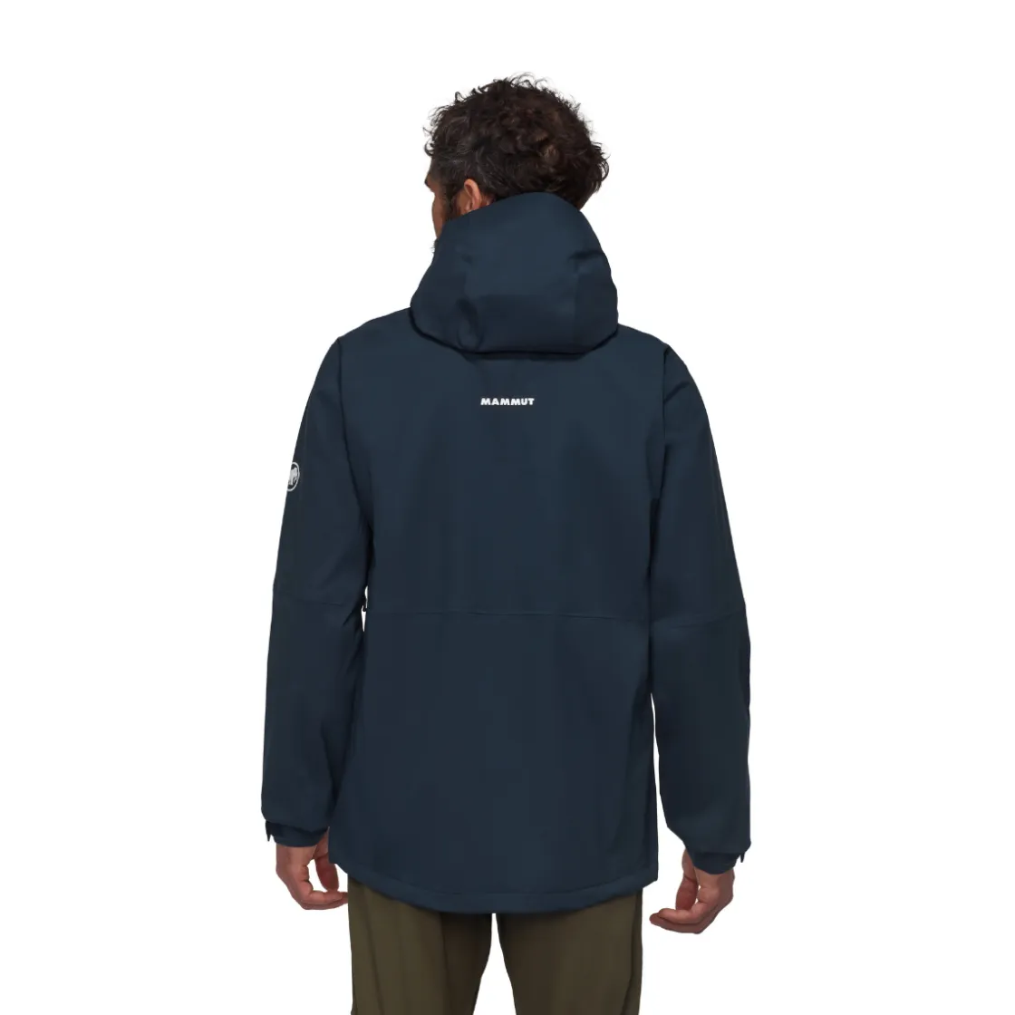 MAMMUT Linard Guide HS Hooded Jakke, herre (Marine) New