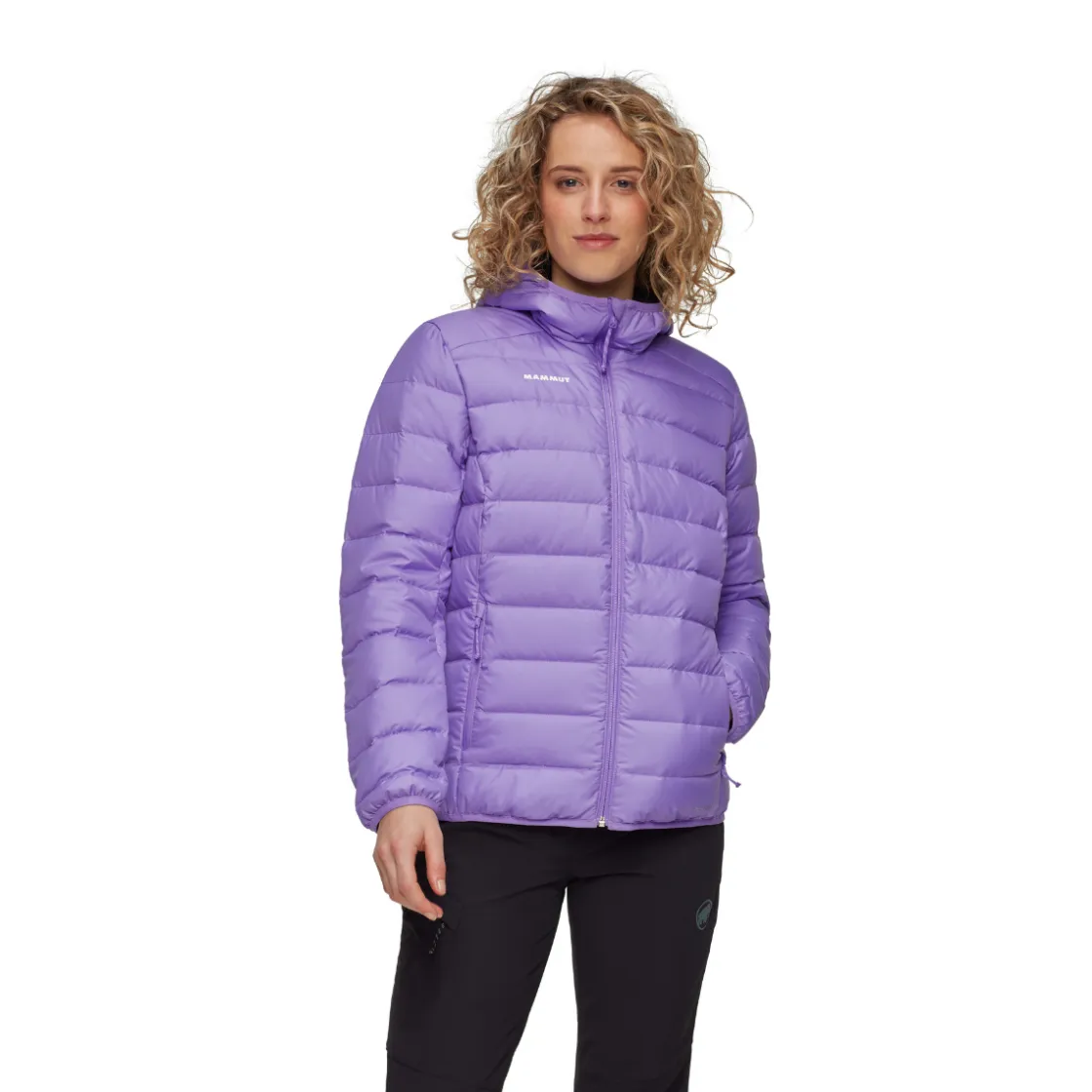 MAMMUT Waymarker IN Hooded Dunjakke, dame (Lavandin Black) New