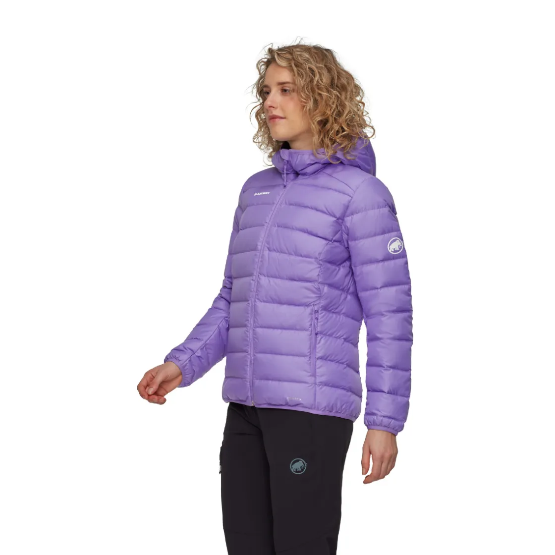 MAMMUT Waymarker IN Hooded Dunjakke, dame (Lavandin Black) New