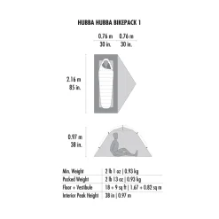 MSR Hubba Hubba Bikepack 1 telt, 1 person Sale