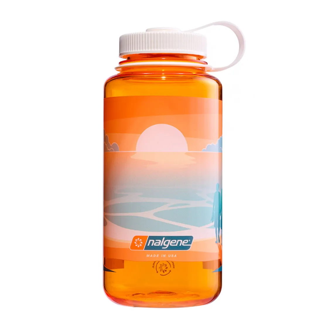 NALGENE Wide Mouth Sustain drikkedunk 1 L (Clementine Sunset) Hot