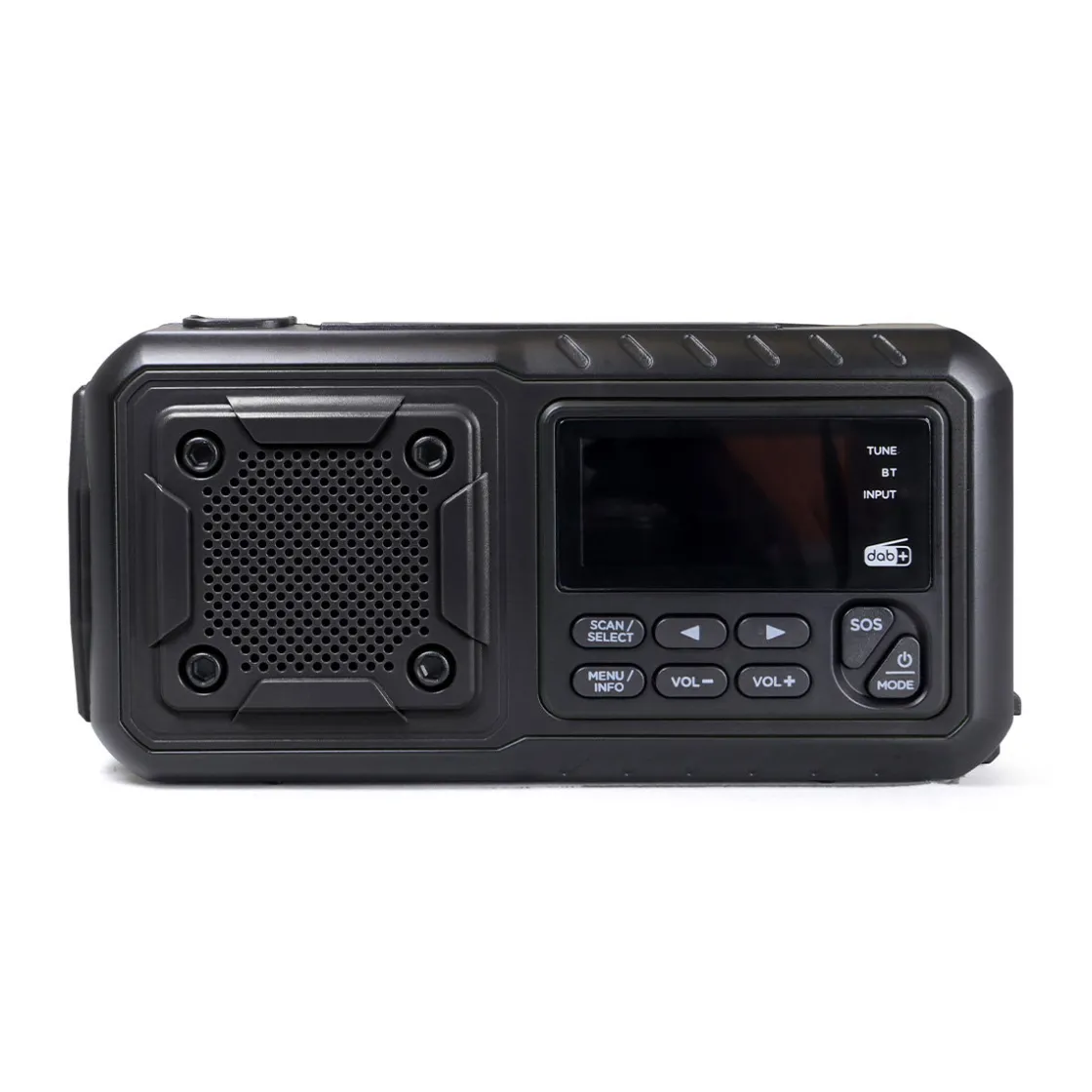 ORIGIN OUTDOORS Crank Radio Multi DAB+ / nødradio med håndsving New