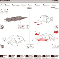 OUTWELL Earth 4 campingtelt, 4 personer Hot
