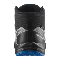 SALOMON Youth XA Pro V8 Mid CSWP vandrestøvle, junior (Black/Blue) Outlet