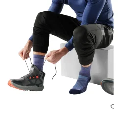 SMARTWOOL Hike Light Cushion Crew Vandresok, herre (Nightfall Blue) Discount