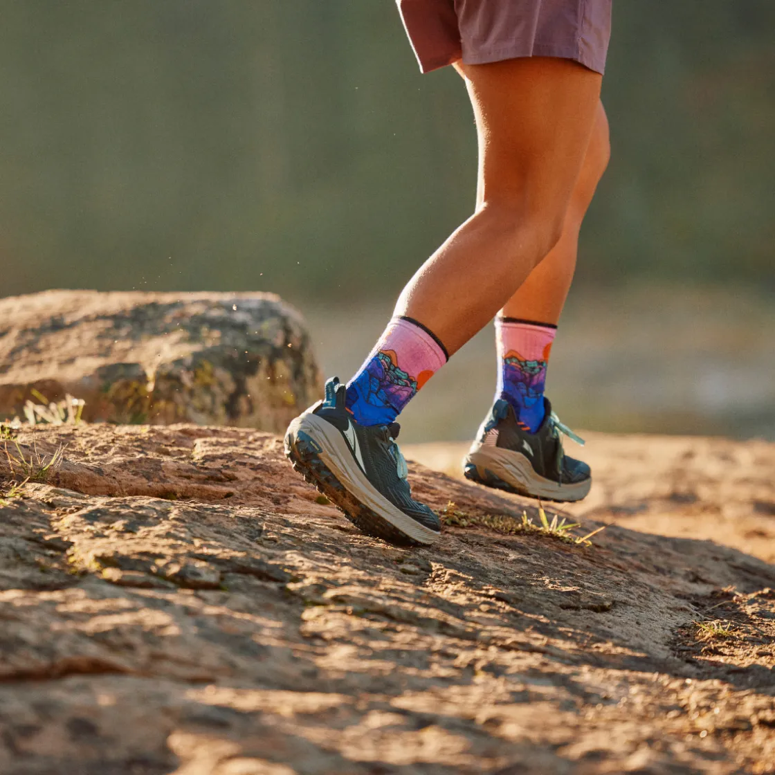 SMARTWOOL Hike Targeted Cushion Crew Sunrise Vandresokker, dame (Deep Navy) Clearance