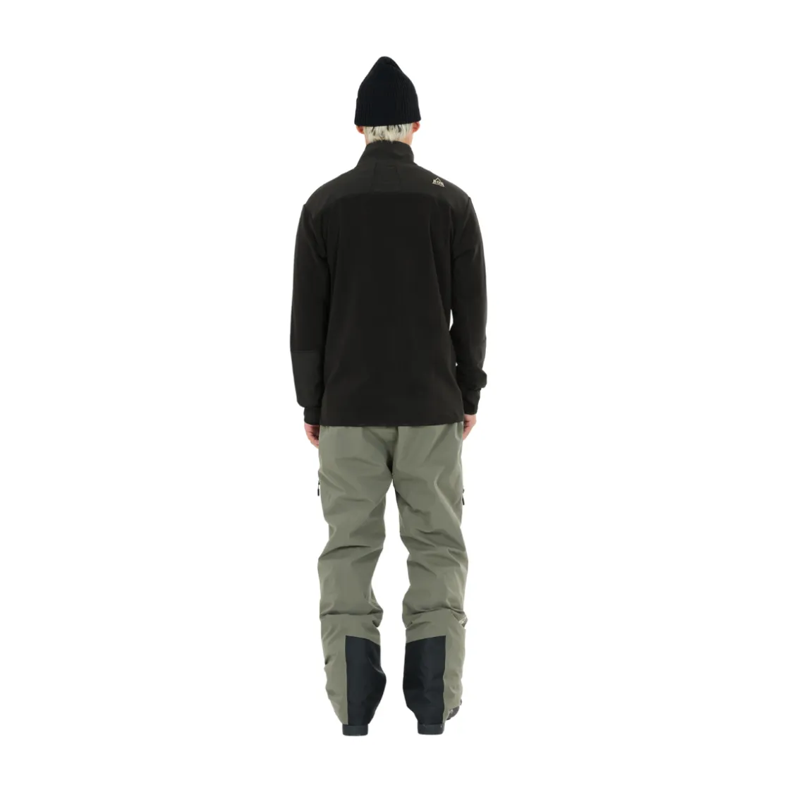 SOS Bromo Midlayer Full Zip Fleece, herre (Black) Best