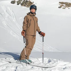 SOS Hoverla 3-Layer Skibukser, dame (Shitake) Best