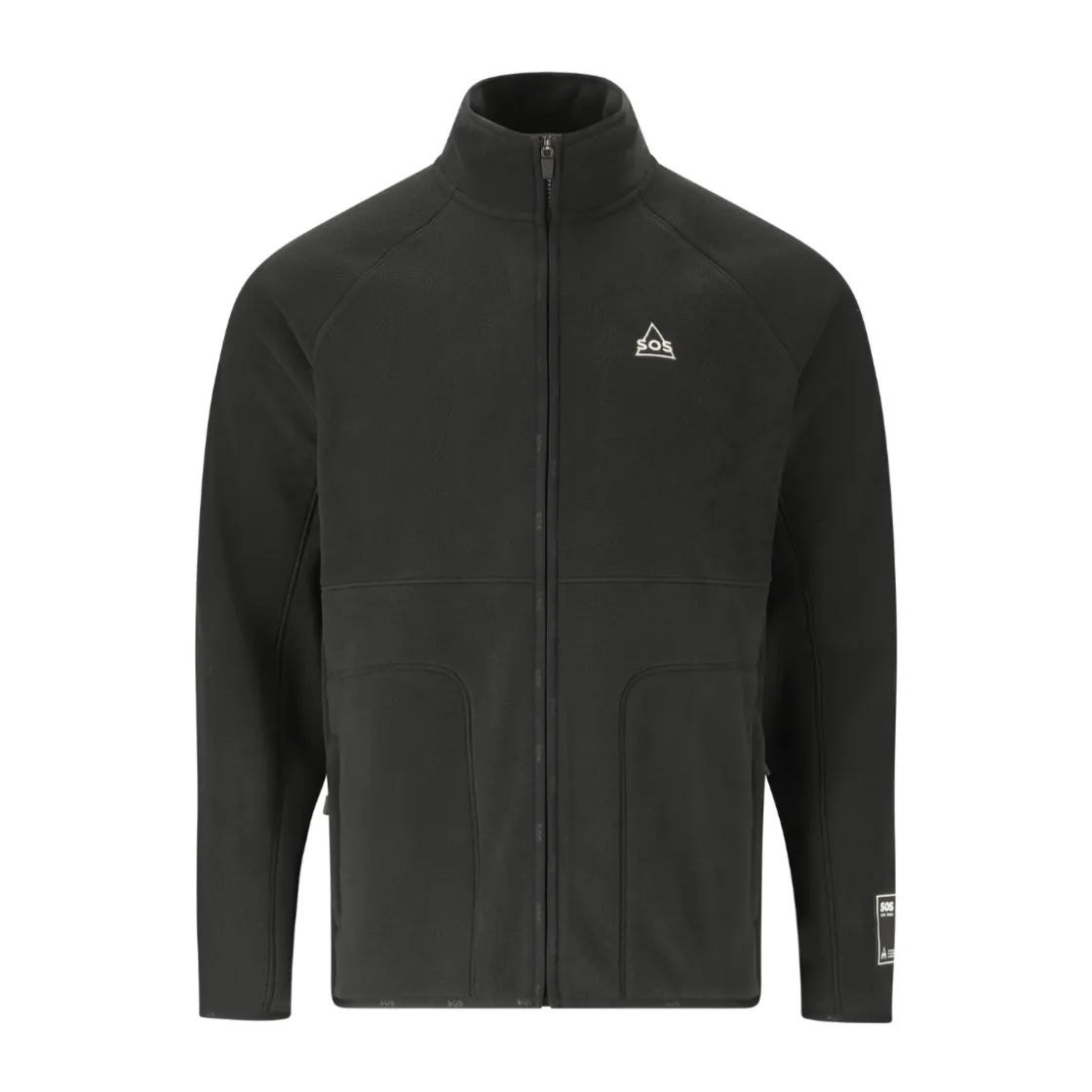 SOS Munson Full Zip Fleece, herre (Black) Discount