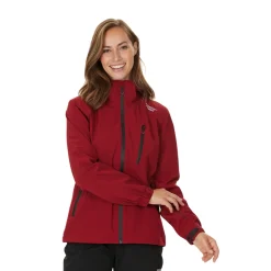 WEATHER REPORT Camelia regnjakke, dame (Biking Red) Sale