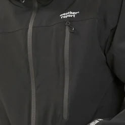 WEATHER REPORT Delton regnjakke, herre (Black) Clearance