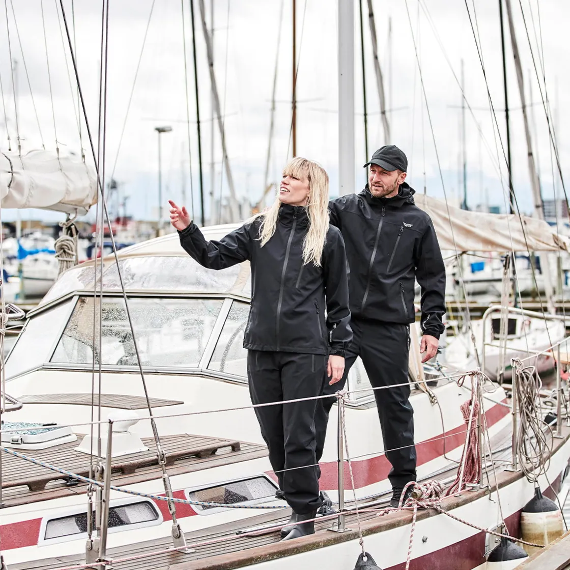 WEATHER REPORT Delton regnjakke, herre (Black) Clearance