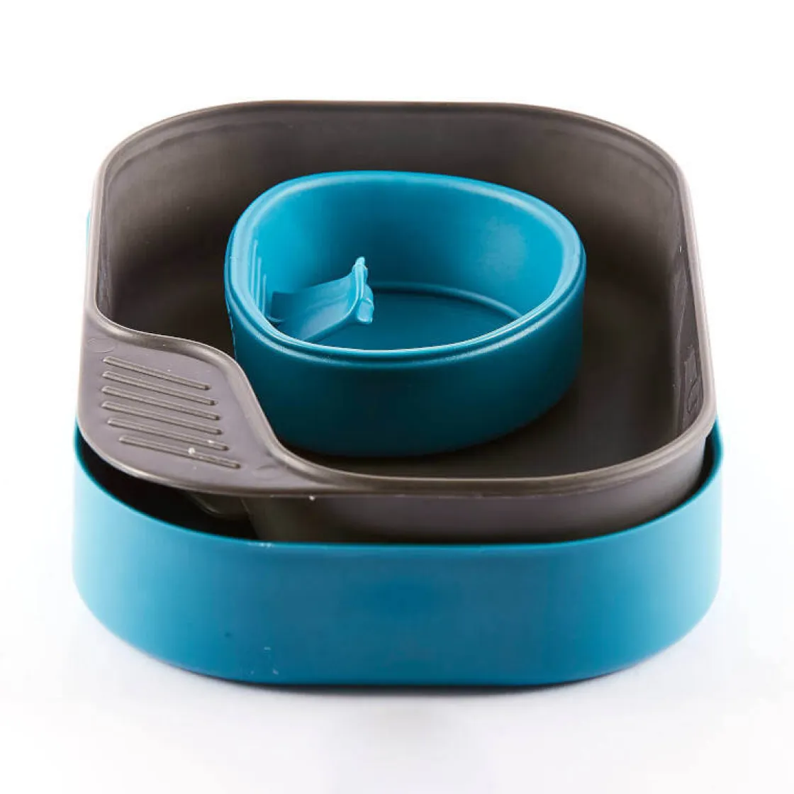 WILDO Camp-A-Box Basic Biobased spisesæt, blå Clearance