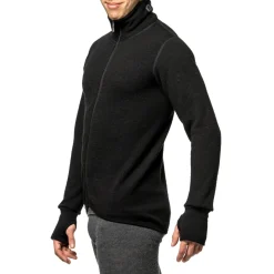 WOOLPOWER Full Zip Jacket 400 uldtrøje, unisex (Black) Online